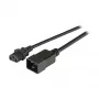 EFB-Elektronik IEC maitinimo ilgintuvo laidas C20 180° - C13 180°, juodas, 1,8 m, 3 x 1.00 mm² Gamintojas: EFB Elektronik (EK531.1,8V2)