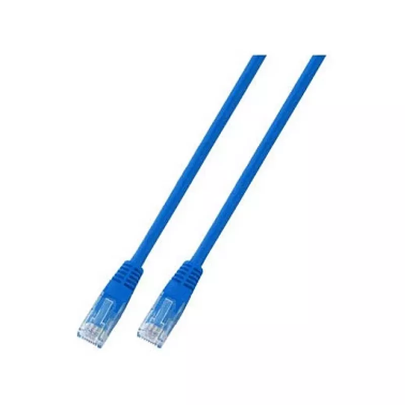 EFB-Elektronik RJ45 komutacinis kabelis Cat.6 U/UTP PVC CCA Mėlynas 1m Gamintojas: EFB Elektronik (K8100BL.1)