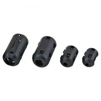 Feritinis toroidinis šerdis 3,5 mm, apvalus, juodas — EFB Elektronik 71501.1