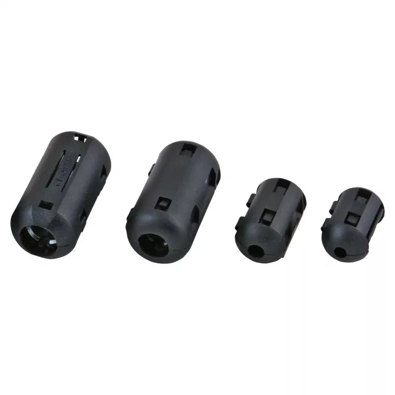 Feritinis toroidinis šerdis 3,5 mm, apvalus, juodas — EFB Elektronik 71501.1