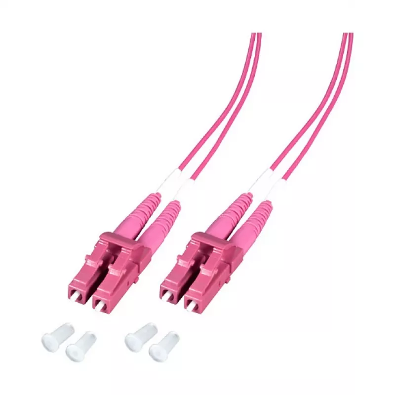 EFB Elektronik O0319.0,5-1.2 Šviesolaidinis kabelis 0,5 m 2x LC OM4 Violetinis (O0319.0,5-1.2)