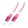 EFB Elektronik O0319.0,5-1.2 Šviesolaidinis kabelis 0,5 m 2x LC OM4 Violetinis (O0319.0,5-1.2)