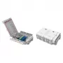 FTTH IP65 lauko optinės skaidulos jungiamoji dėžutė Gamintojas FTTH-BOX-OUT-5 48 skaiduloms, 24 adapteriams, su sujungimo dėklu