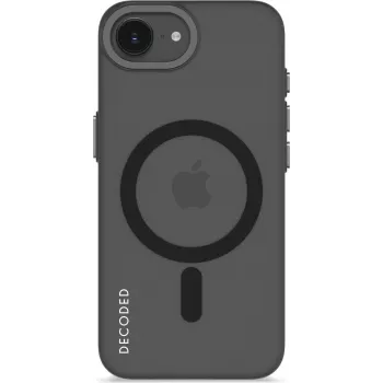 Decoded permatomas dėklas “iPhone 16e”, matinis juodas permatomas