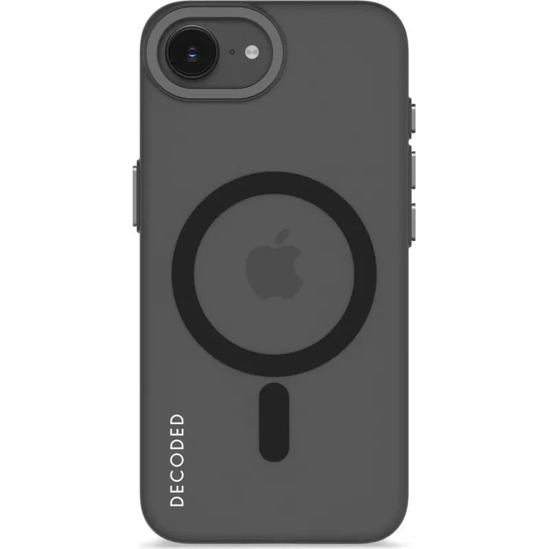 Decoded permatomas dėklas “iPhone 16e”, matinis juodas permatomas