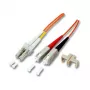 EFB-Elektronik dvipusis trumpiklis LC-SC 50/125 µm, OM2, LSZH, oranžinis, 2,0 mm, 2 m, gamintojas: EFB Elektronik (O0320.2)