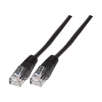 EFB-Elektronik modulinis kabelis RJ45 (8/4) - RJ45 (8/4), lietas, juodas, 3 m Gamintojas: EFB Elektronik (K2422.3)