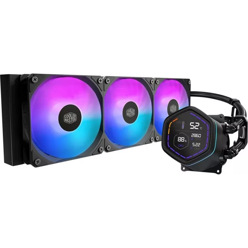 Cooler Master WAK MasterLiquid Core Nex Digital 360 ARGB - AMD Socket AM5 (Ryzen Zen4) - Intel Socke
