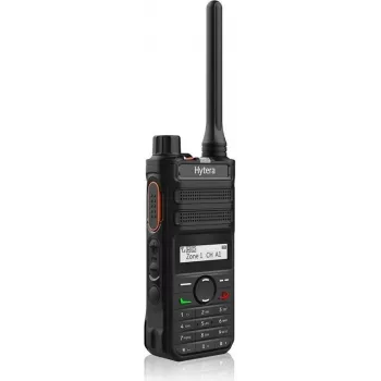 Nešiojamasis dvipusis radijo ryšys HYTERA AP585 BT U1 400–470 MHz, 1500 mAh ličio jonų baterija, trumpoji antena, Bluetooth 5.0, 1,4 colio vienspalvis ekranas, IP54