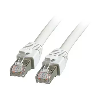EFB-Elektronik RJ45 komutacinis kabelis Cat.8.1 S/FTP LSZH BC pilkas 7,5 m Gamintojas: EFB Elektronik (K5528GR.7,5)