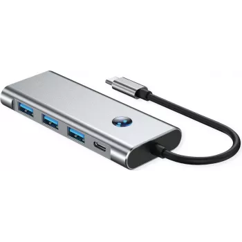 VALUE USB C dokinimo stotelė 7-in-1, 4K60 1xHDMI, 3xUSB-A, 1xSD/microSD, 1xC PD (12.99.1144)