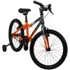 BMX dviratis Huffy HX PRO 20 alu, juodai oranžinis (53005W)