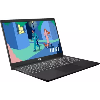 MSI Modern 15 B7M-463 - 180° vyrių dizainas - AMD Ryzen 5 7430U - Win 11 Home - Radeon Graphics - 16 GB RAM - 512 GB SSD NVMe - 39,6 cm (15,6)