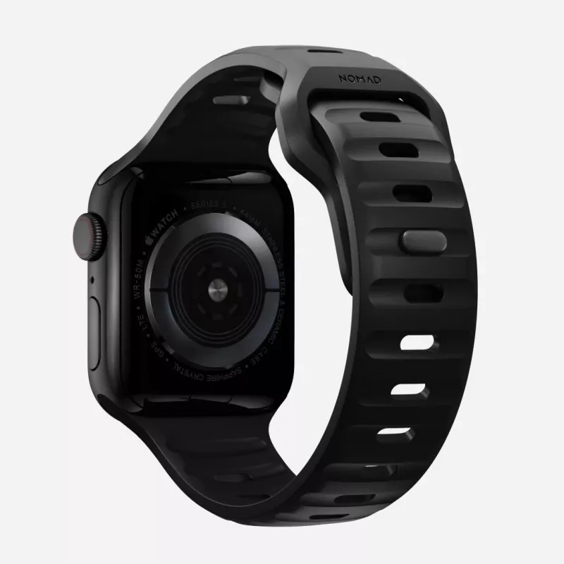 NOMAD Sport Band - dirželis Apple Watch 46mm/49mm su FKM (juodas)