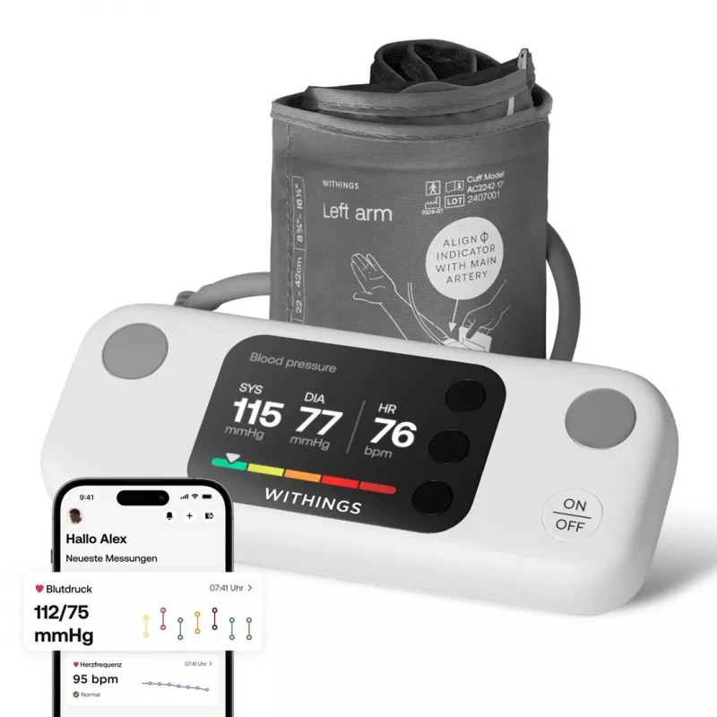 Withings WPM07-08-All-Int kraujospūdžio matuoklis