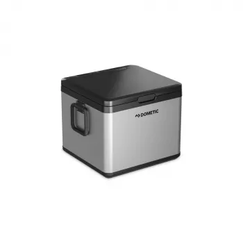 Dometic CK2 45 Hybrid, juoda, sidabrinė, 43 l, -15–10 °C, elektrinis, kintamoji srovė, baterija, 230 V