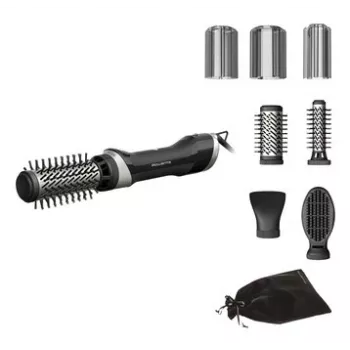 Rowenta Brush Activ UB9540F0 plaukų formavimo priemonė Karšto oro šepetys Šiltos spalvos Juoda, Sidabrinė 1000 W