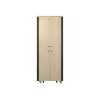 APC NetShelter - Spintelė (horizontali) - garsą izoliuojanti - AC 230 V - klevo spalvos - 38U - 48,3 cm (19 colių)