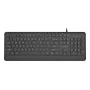 Klaviatūra Multimedia USB ENG/Juoda KB-MCH-05 Gembird