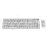 Klaviatūra + PELĖ belaidė ENG/BALTA KBS-WMS-01-W Gembird