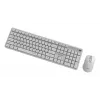 klaviatūra +pelė Wrl CYRILLIC/WHT KBS-WMS-01-W-CYRL Gembird