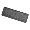 Klaviatūra Multimedijos USB CYRILL/Juoda KB-UML-04-CYRL Gembird