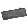 Klaviatūra Multimedijos USB CYRILL/Juoda KB-UML-04-CYRL Gembird
