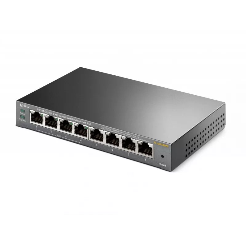 TP-Link 8 prievadų gigabitinio Ethernet valdomas išmanusis komutatorius su 4 PoE prievadais, valdomas, L2, Gigabit Ethernet (10/100/1000), Power over Ethernet (PoE)
