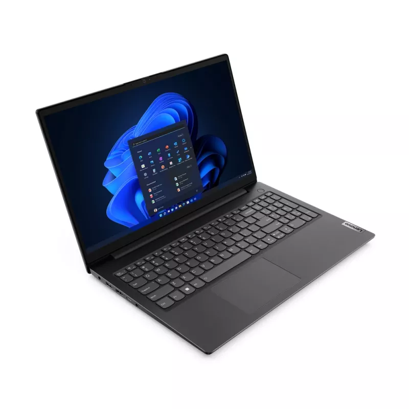 Lenovo V15 G4 ABP AMD Ryzen™ 5 5625U nešiojamasis kompiuteris 39.6 cm (15.6 col.) Full HD 8 GB DDR4-SDRAM 256 GB SSD Wi-Fi 6 (802.11ax) Windows 11 Pro Vokiška Juoda