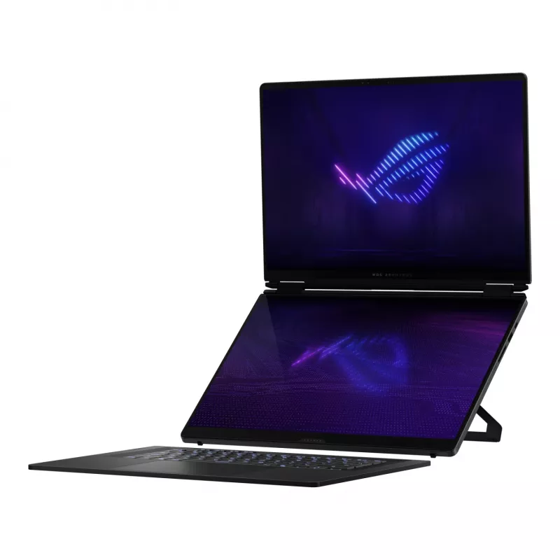 ASUS ROG Zephyrus Duo GX651AX-SR005X Intel Core Ultra 9 386H Hybrid (2-in-1) 40.6 cm (16 inch) Touchscreen WQXGA+ 64 GB LPDDR5x-SDRAM 2 TB SSD NVIDIA GeForce RTX 5090 Wi-Fi 7 (802.11be) Windows 11 Pro Pilka