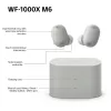 Sony WF1000XM6S.CE7 belaidės į ausis įdedamos ausinės skambučiams / muzikai, Bluetooth, sidabrinės
