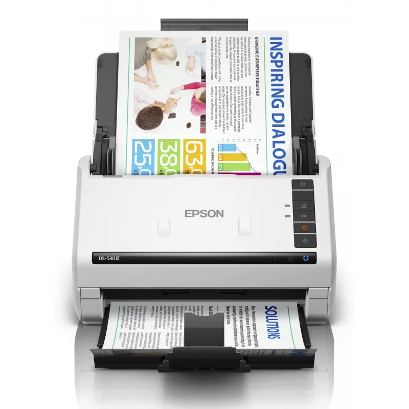 Epson WorkForce DS-530III lapinis skaitytuvas 600 x 600 DPI A4 Baltas