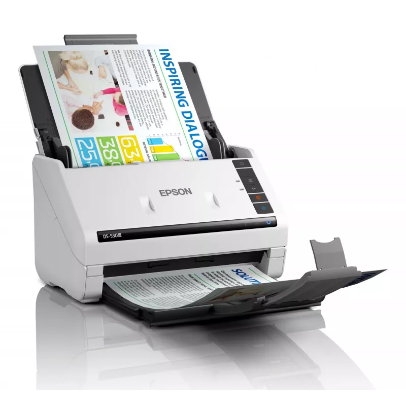 Epson WorkForce DS-530III lapinis skaitytuvas 600 x 600 DPI A4 Baltas
