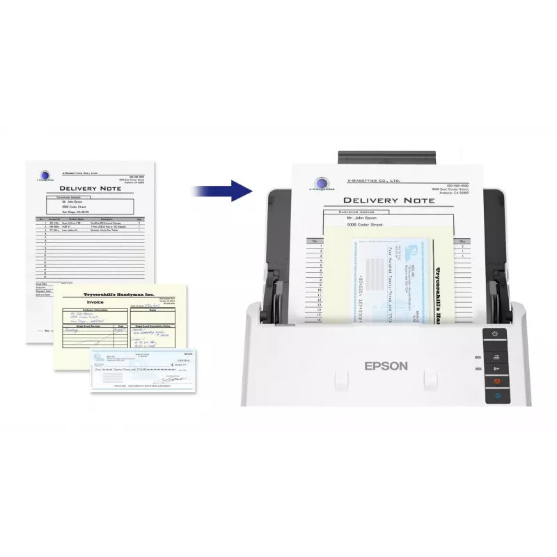 Epson WorkForce DS-530III lapinis skaitytuvas 600 x 600 DPI A4 Baltas