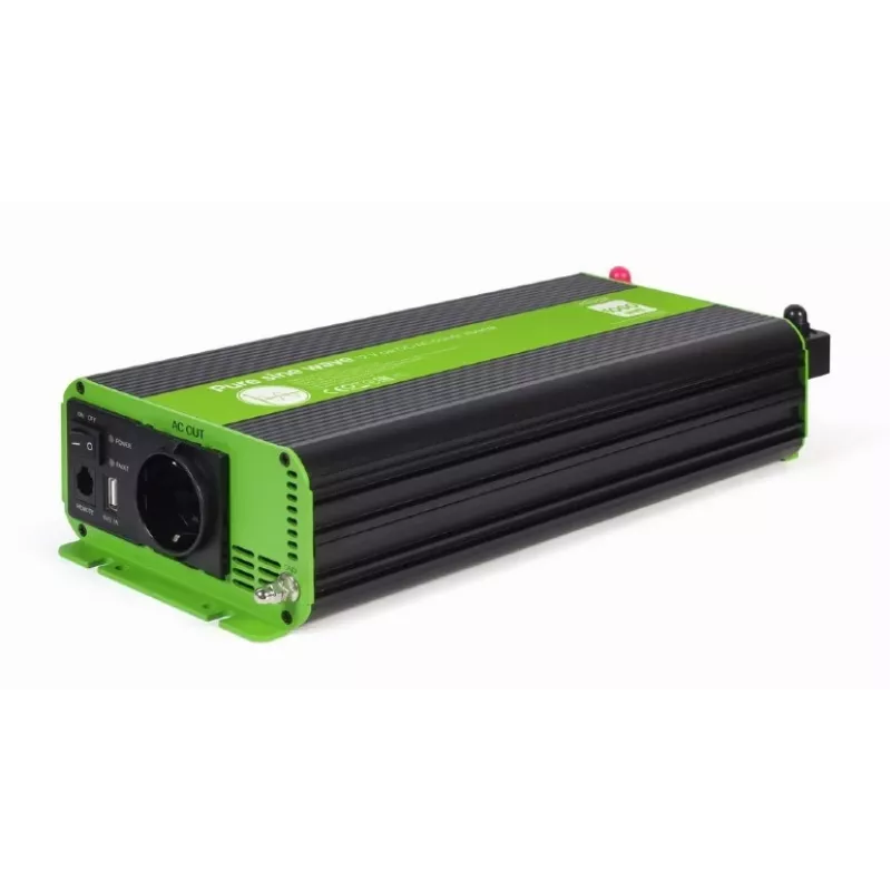 Grynosios sinusinės bangos automobilinis nuolatinės/kintamos srovės keitiklis 12V/230V 1000W/2000W