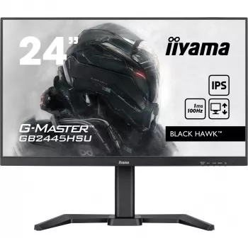 IIYAMA GB2445HSU-B1 G-Master Juoda Hawk 24 colių ETE IPS FHD 100 Hz 250 cd/m² 1 ms HDMI DP USB šakotuvas 2x2.0 garsiakalbiai juodas derintuvas (P)