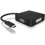 ICY BOX IB-DK1104-C 4in1, HDMI,DP,DVI-D,VGA