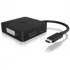 ICY BOX IB-DK1104-C 4in1, HDMI,DP,DVI-D,VGA