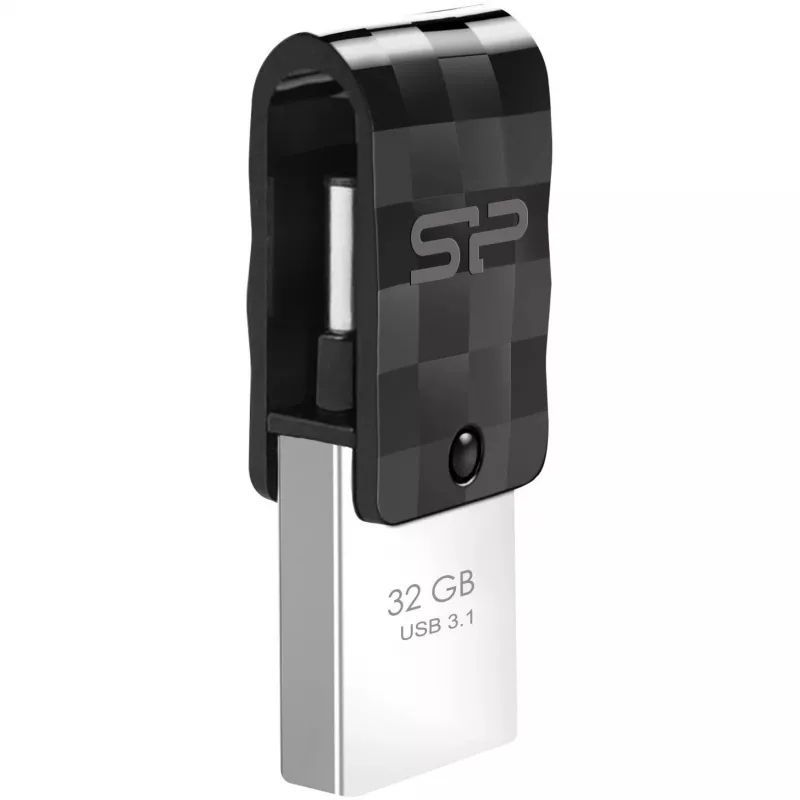 Silicon Power Mobile C31 - 32 GB - USB 3.0 (3.1 Gen 1) - Type-A/Type-C - Mac OS X 10.10 Yosemite - Mac OS X 10.11 El Capitan - Mac OS X 10.12 Sierra - Mac OS X 10.3 Panther,... - A