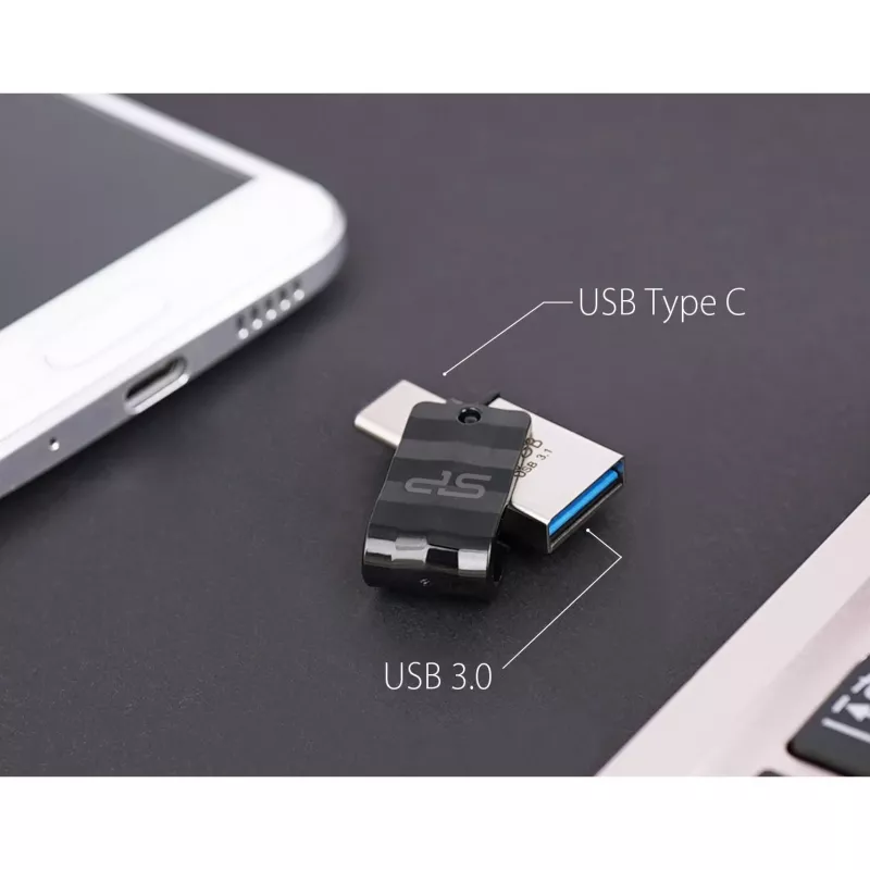 Silicon Power Mobile C31 - 32 GB - USB 3.0 (3.1 Gen 1) - Type-A/Type-C - Mac OS X 10.10 Yosemite - Mac OS X 10.11 El Capitan - Mac OS X 10.12 Sierra - Mac OS X 10.3 Panther,... - A