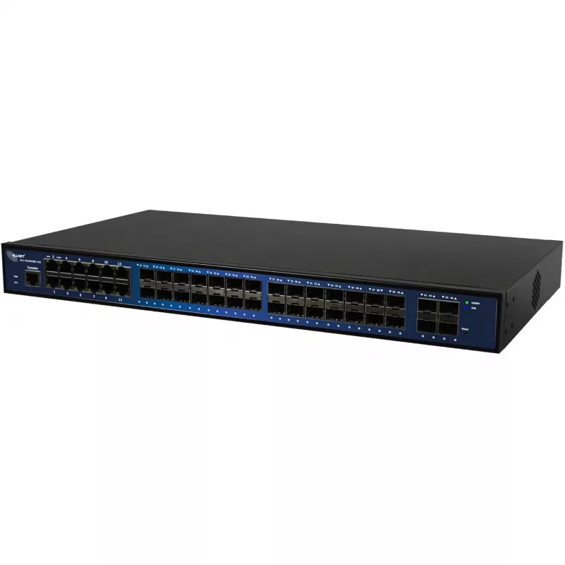 ALLNET valdomas komutatorius 44 prievadų Gigabit 12x LAN 28x SFP 4x SFP+ - - 1 - - 1 - - 1 - Komutatorius - Varinė viela
