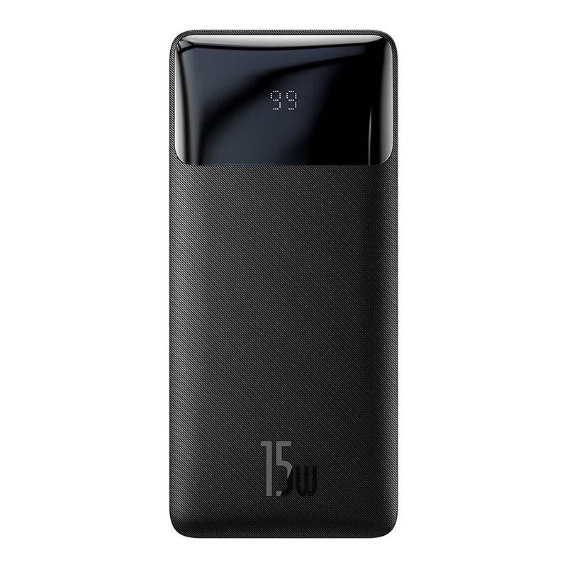 Išorinė baterija Baseus Bipow 30000mAh, 15W (juoda)