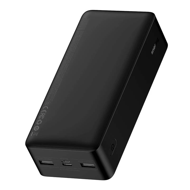 Išorinė baterija Baseus Bipow 30000mAh, 15W (juoda)