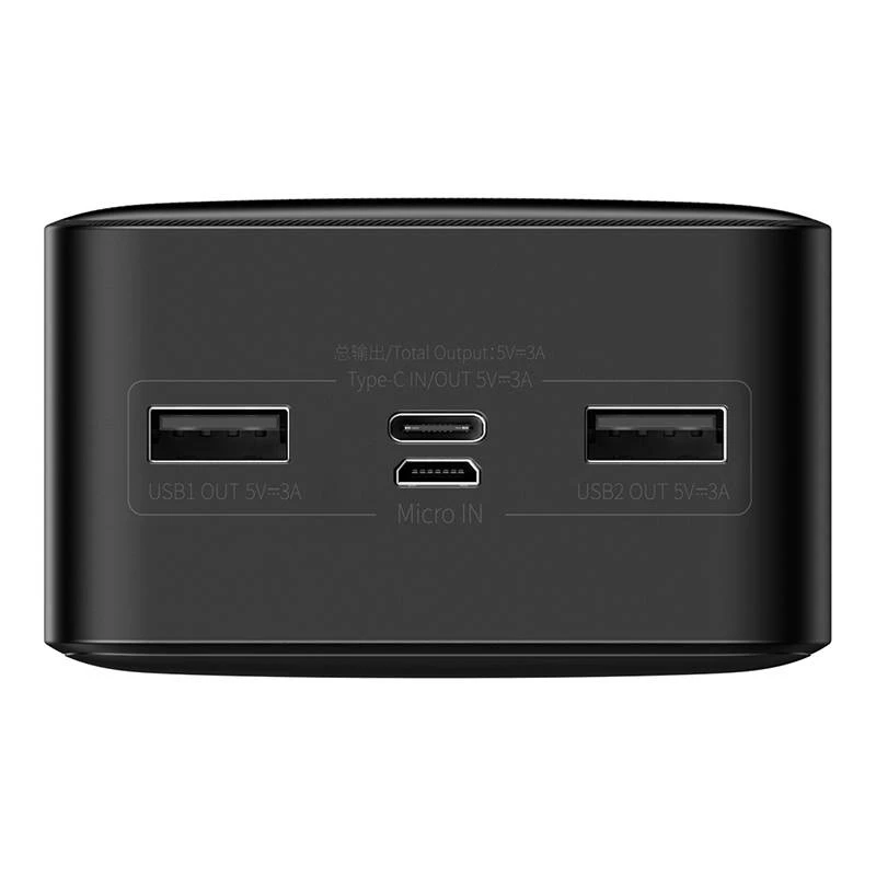 Išorinė baterija Baseus Bipow 30000mAh, 15W (juoda)