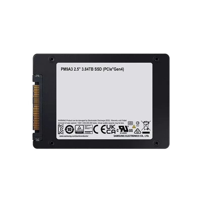 Samsung PM9A3 3.84 TB 2.5 PCI Express 4.0 NVMe V-NAND TLC
