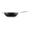 Le Creuset Toughened Non-Stick keptuvė wok 30 cm juoda/sidabrinė