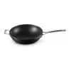 Le Creuset Toughened Non-Stick keptuvė wok 30 cm juoda/sidabrinė