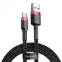 Baseus Cafule USB-C laidas 2A 3m (juoda+raudona)