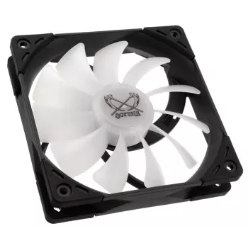 Kaze Flex 120 ARGB PWM 120x120x27 juodas permatomas 1800 aps./min.