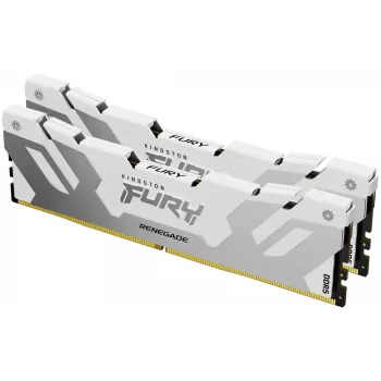 DIMM 32 GB DDR5-6400 (2x 16 GB) Dual-Kit, atmintis balta, KF564C32RWK2-32, Renegade, INTEL XMP